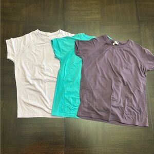 3 DSG Girls' Movement Seamless Short Sleeve T-Shirt bundle